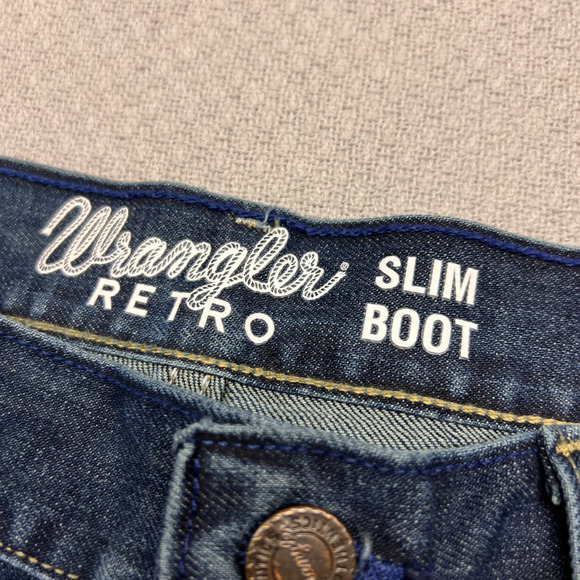 Wrangler Blue Bootcut Jeans for Men - Picture 5 of 9